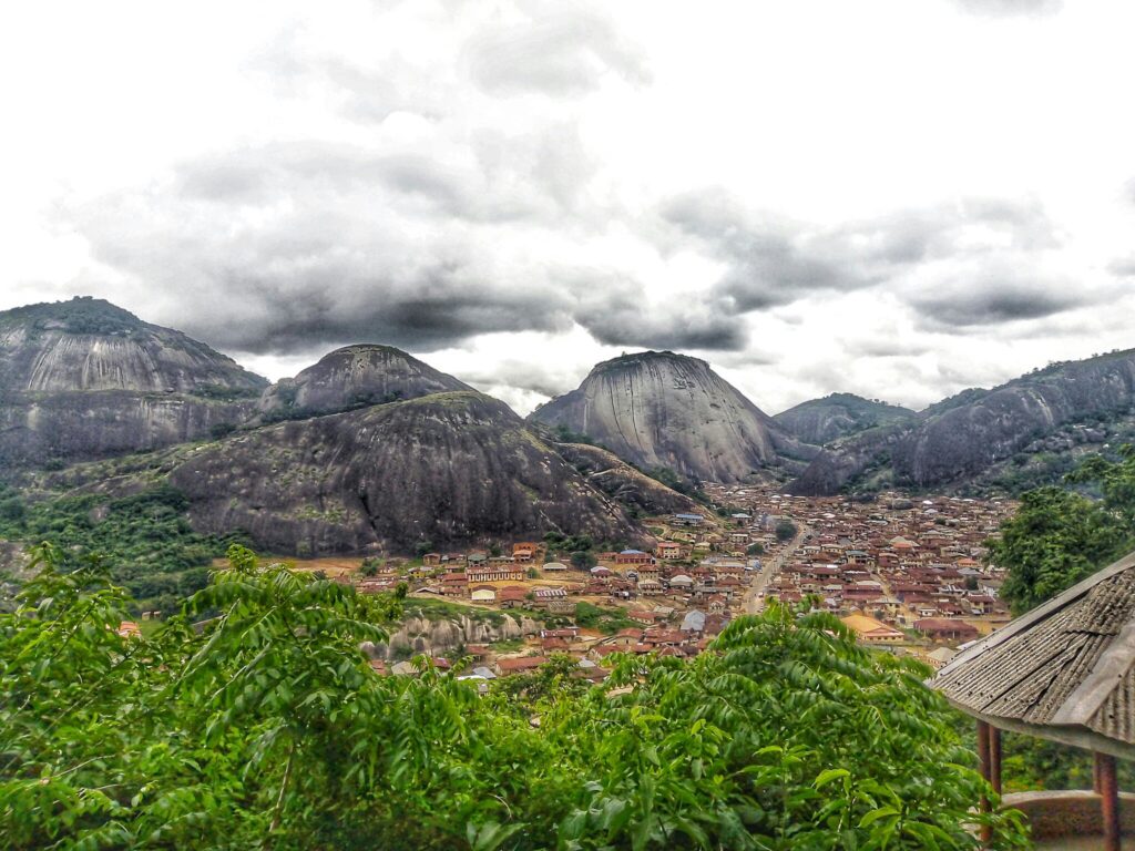 Beautiful picture of rocky mountainside in Ondo State